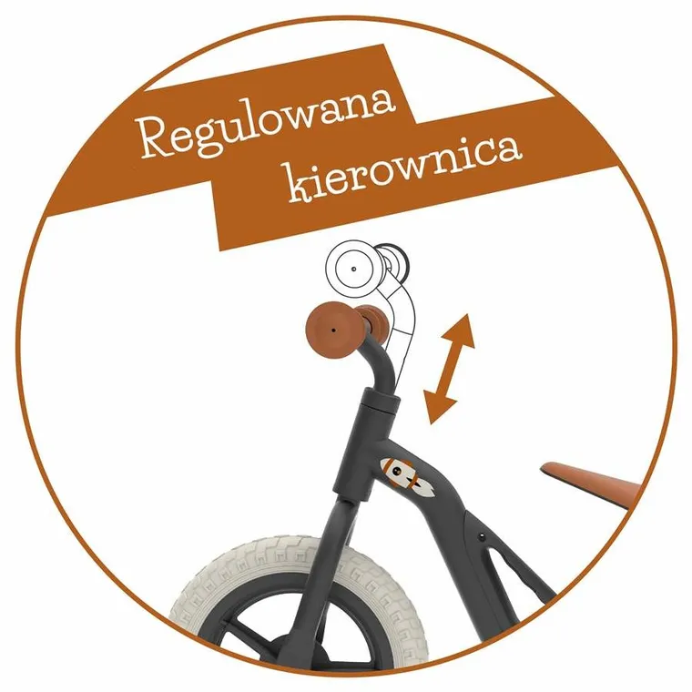 Chillafish, Charlie, rowerek biegowy, czarny