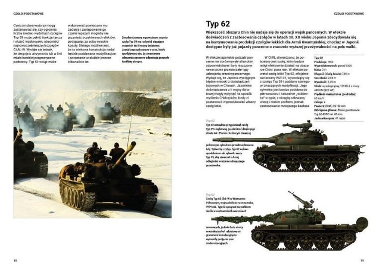Chińskie czołgi i opancerzone wozy bojowe od 1950 do współczesności\