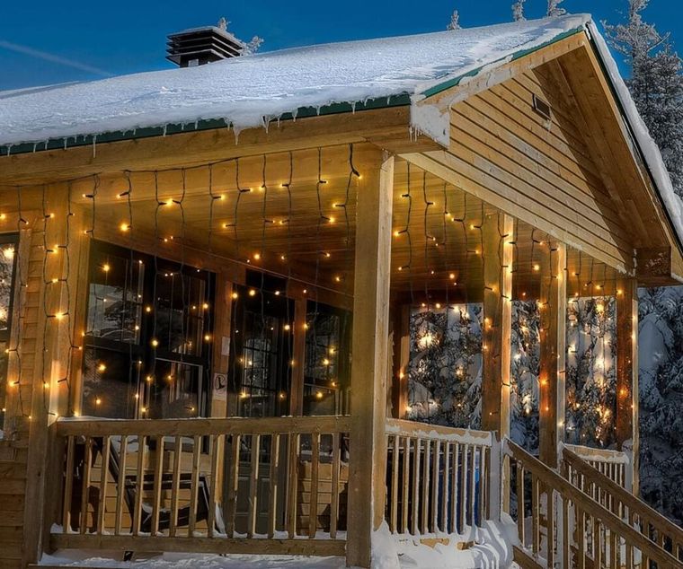 Christmas Decoration, lampki choinkowe, kurtyna świetlna zewnętrzna, 200-70 cm, led ciepły biały flash