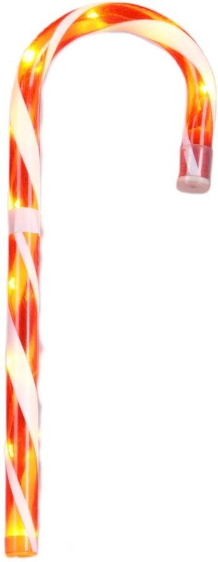 Christmas Decoration, lampki zewnętrzne laski świąteczne, Candy, 6 szt.