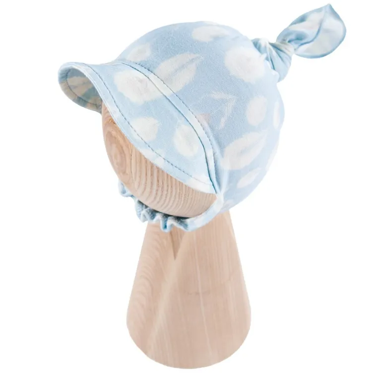 Chustka na głowę chłopięca, bambusowa, niebieska, Eevi