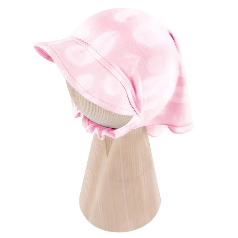 Chustka na głowę dziewczęca, bambusowa, różowa, Eevi