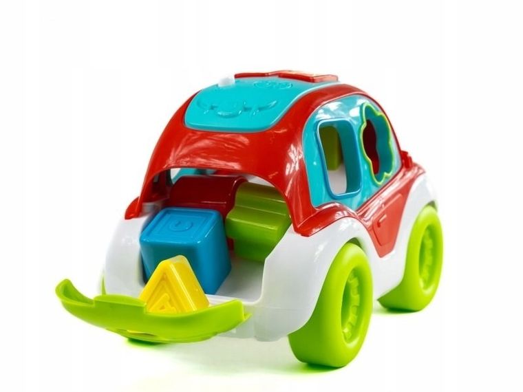 Clementoni, Baby, Autko sorter kształty i kolory, zabawka niemowlęca