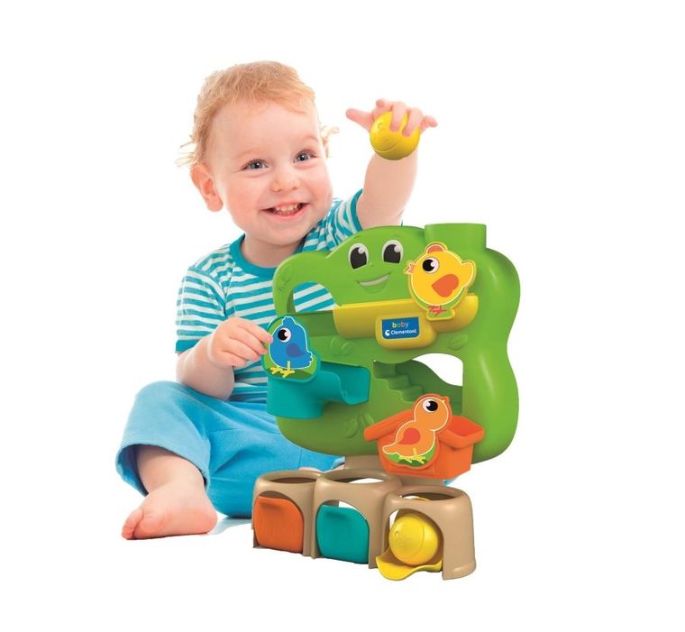 Clementoni, Baby, Drzewko, niemowlęca zabawka logiczna