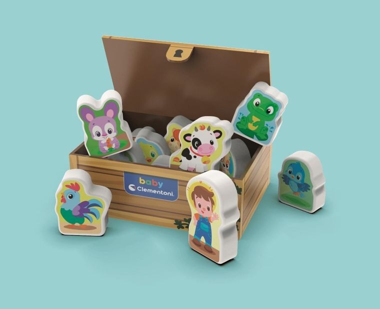 Clementoni, Baby, Farma, zabawka interaktywna