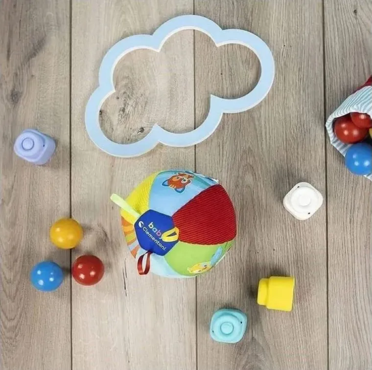 Clementoni, Baby, Muzyczna piłka, zwierzątka, zabawka interaktywna