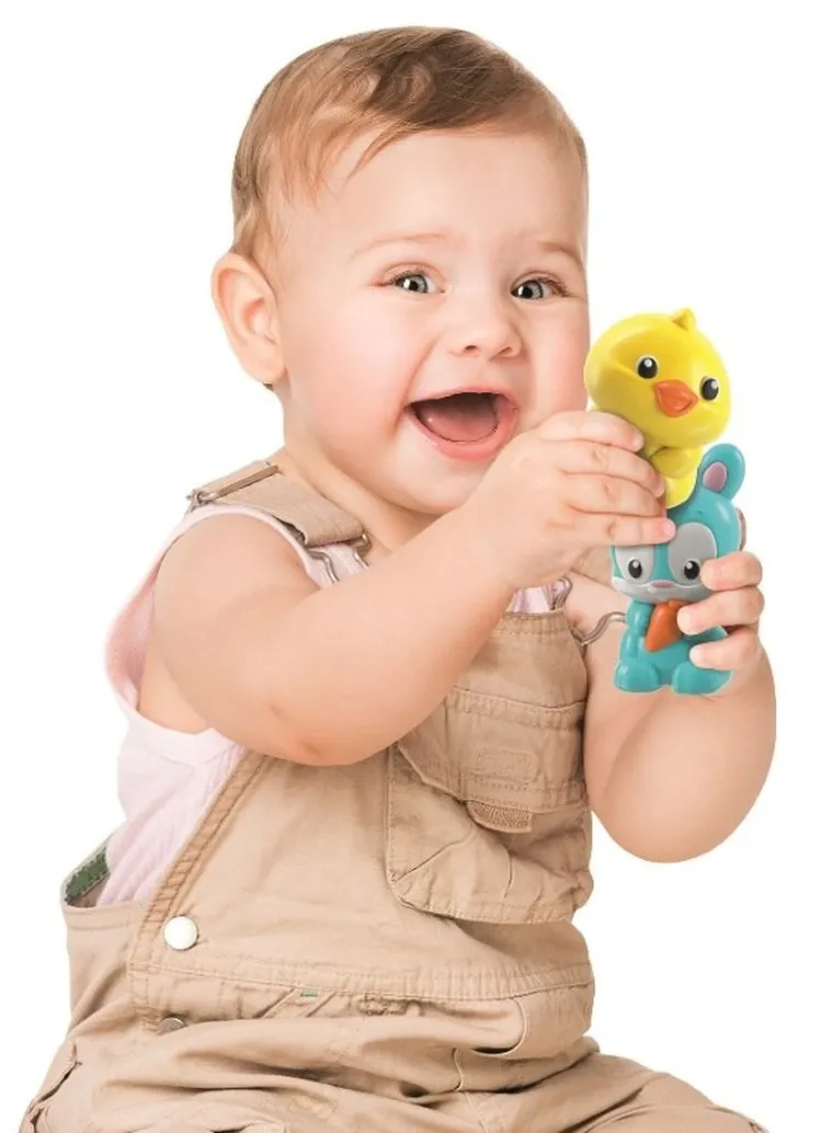 Clementoni, Baby, Pociąg Farmera, zabawka interaktywna