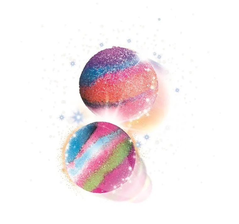 Clementoni, brokatowe piłeczki, zestaw kreatywny