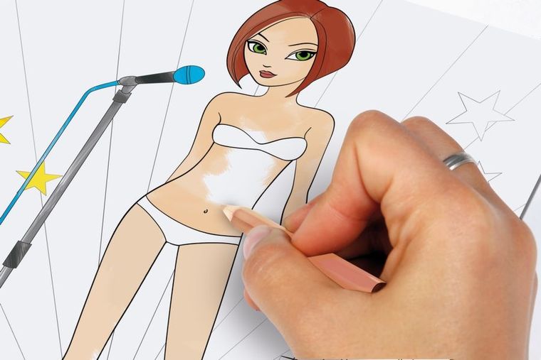 Clementoni, Crazy Chic, Szkicownik moda rock, zestaw kreatywny