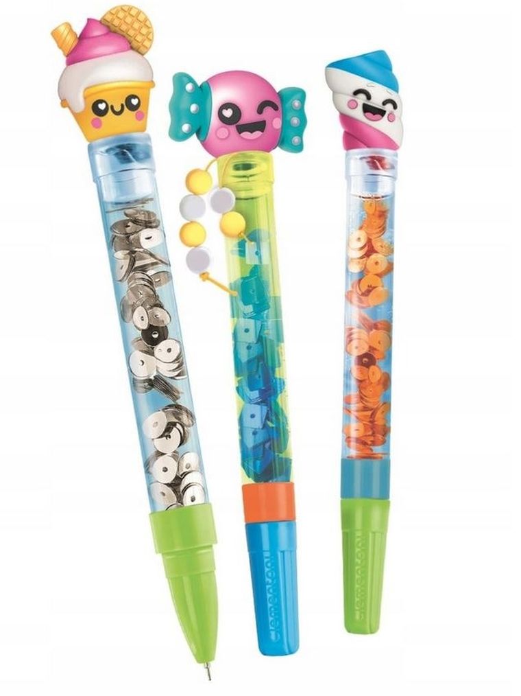 Clementoni, Idea, fabryka mini długopisów, słodycze, zestaw kreatywny