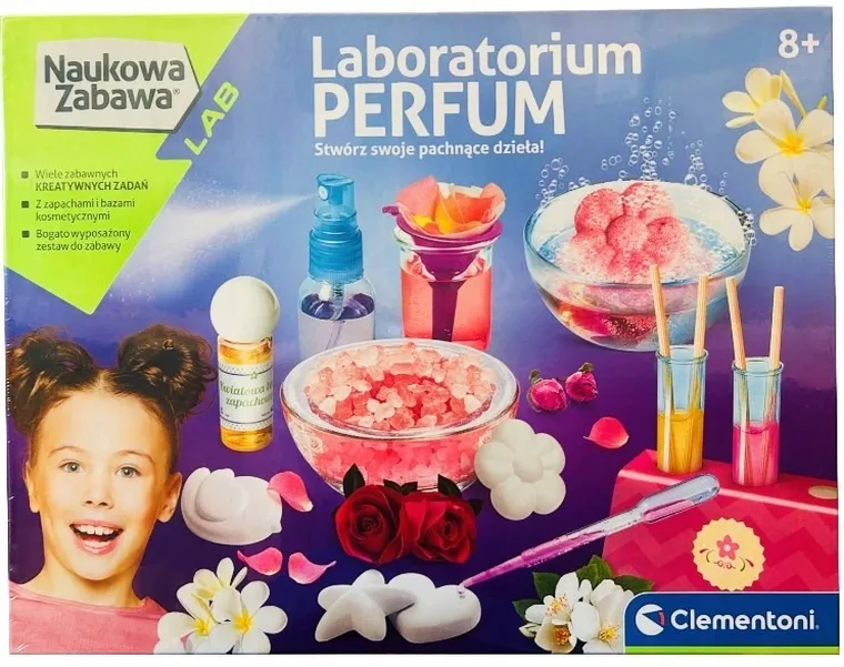 Clementoni, Naukowa Zabawa, Laboratorium perfum, zestaw edukacyjny