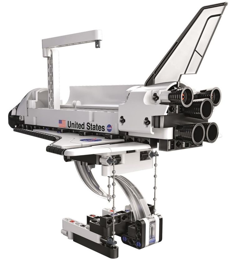 Clementoni, Naukowa Zabawa, NASA, Laboratorium mechaniki, Prom kosmiczny, zestaw konstrukcyjny