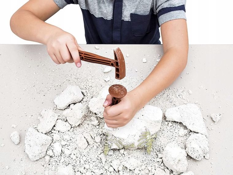 Clementoni, Naukowa Zabawa, Skamieniałości, Czaszka Wielkiego T-Rexa, zestaw edukacyjny