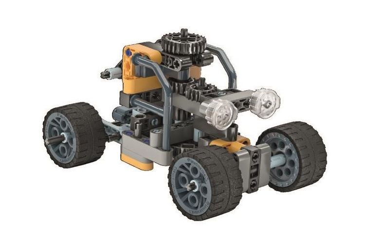 Clementoni, Naukowa Zabawa, Technologic, Laboratorium Mechaniki, Jeep safari, zestaw edukacyjny