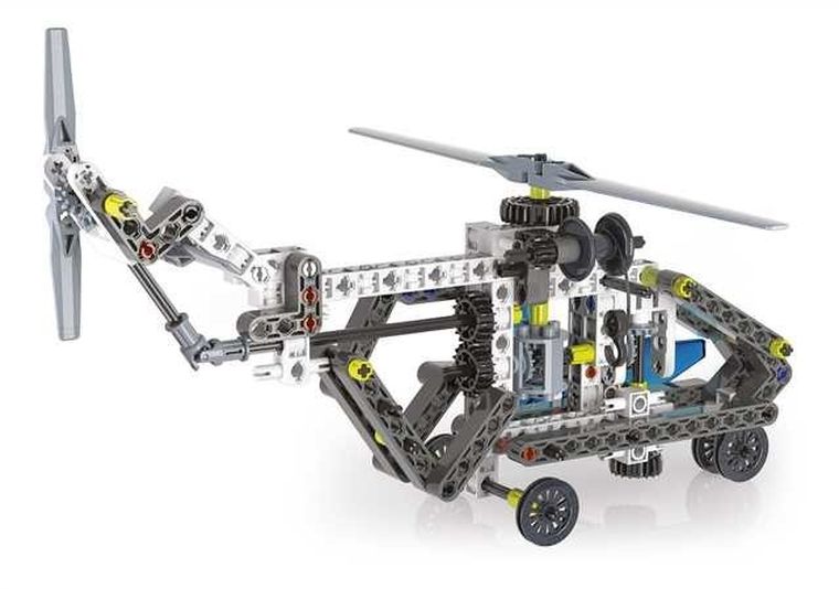 Clementoni, Naukowa Zabawa, Technologic, Laboratorium Mechaniki, Samoloty i helikoptery, zestaw edukacyjny, 200 elementów