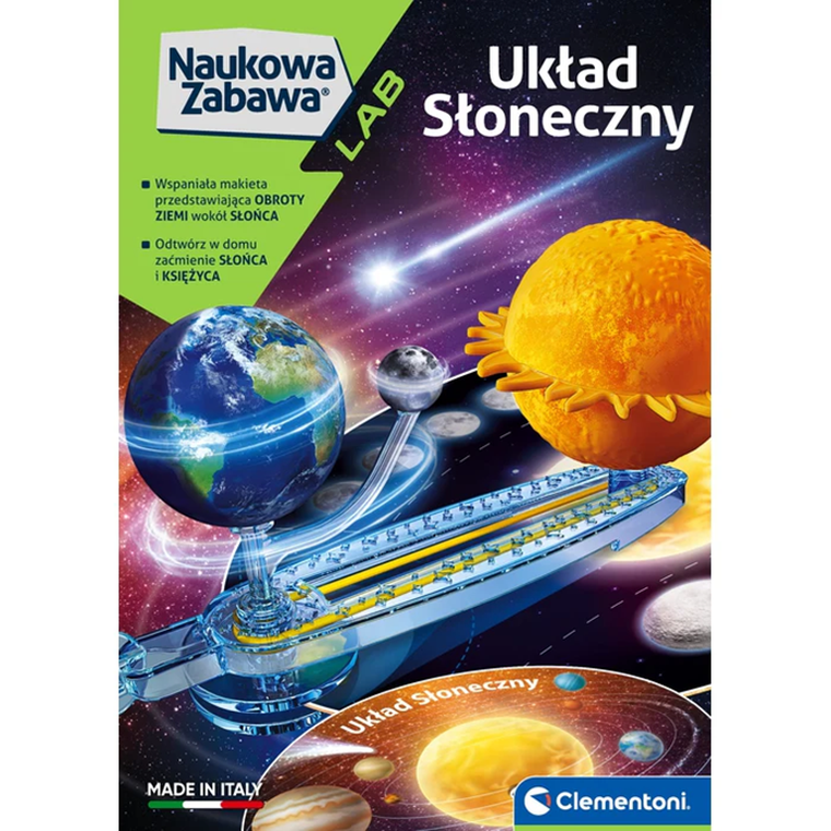 Clementoni, Naukowa Zabawa, Układ Słoneczny, zestaw edukacyjny