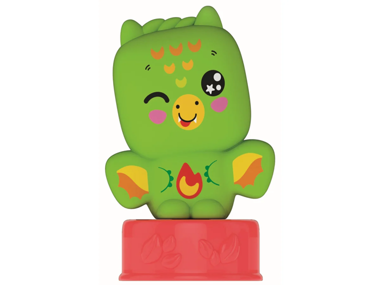 Clementoni, Soft Clemmy, Smok, miękkie klocki, 10 elementów