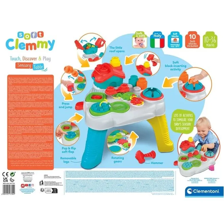 Clementoni, Soft Clemmy, stolik sensoryczny
