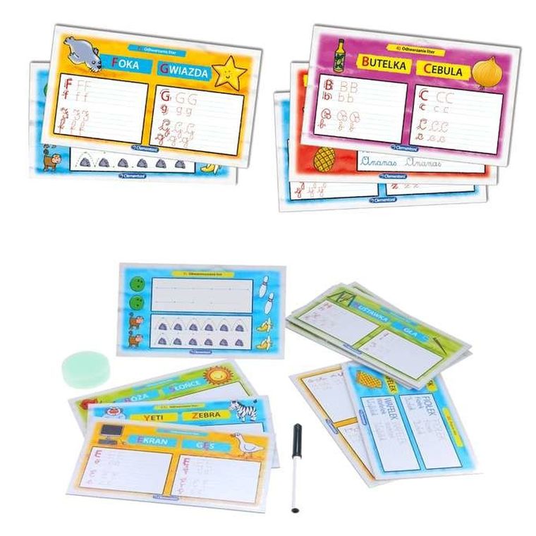 Clementoni, Uczę się bawiąc, przenośne biurko, stolik edukacyjny