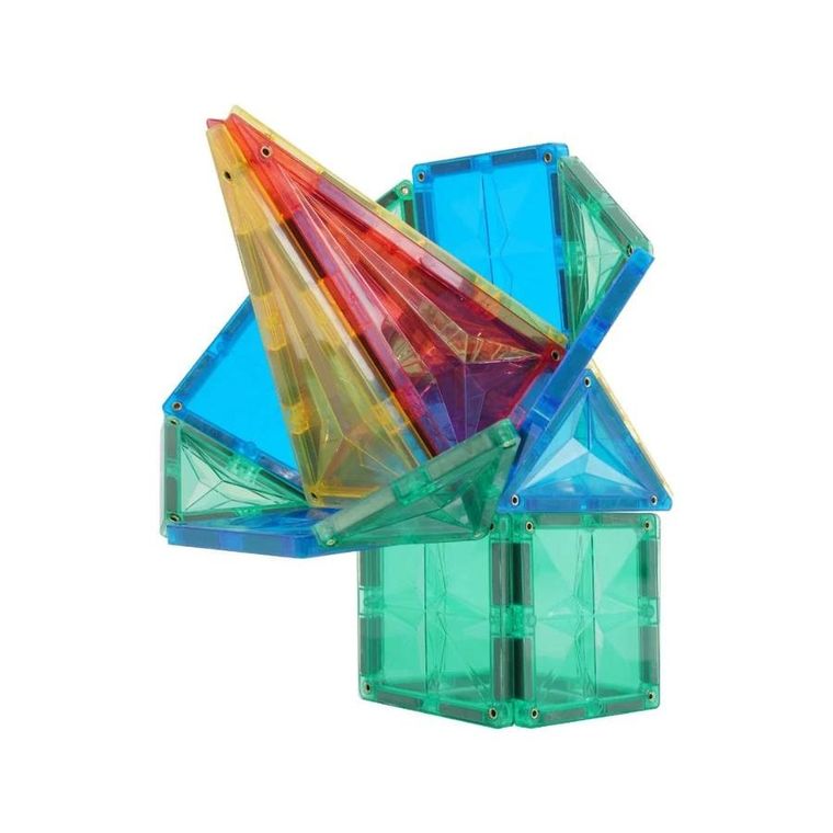 Cleverclixx, Curved Dome Pack Intense, klocki magnetyczne, 47 elementów