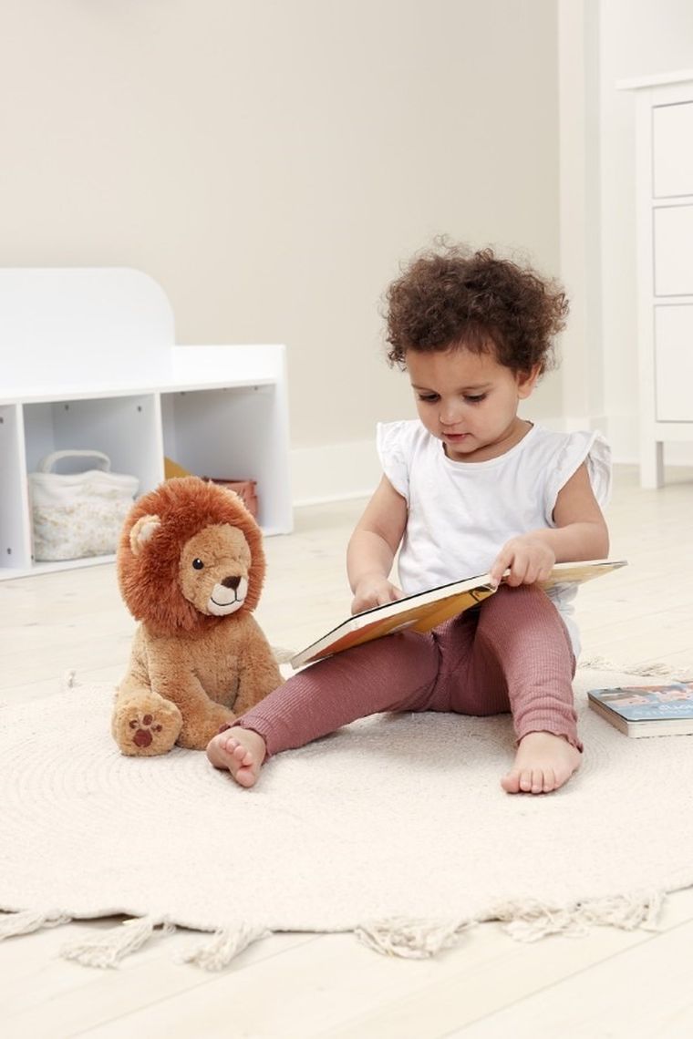 Cloud B, Lion Louis, Lew, Smart Sensor, szumiąca maskotka z czujnikiem dźwięku i pozytywką