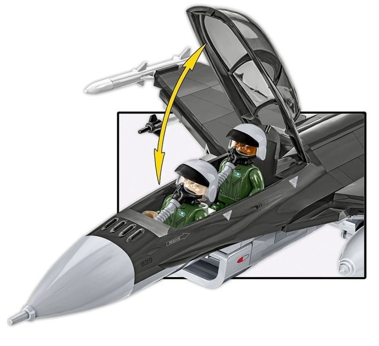 Cobi, Armed Forces, F-16C Fighting Falcon USAF, klocki, 1:48, 436 elementów