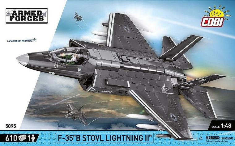 Cobi, Armed Forces, F-35B Stovl Lightning II, klocki, 610 elementów