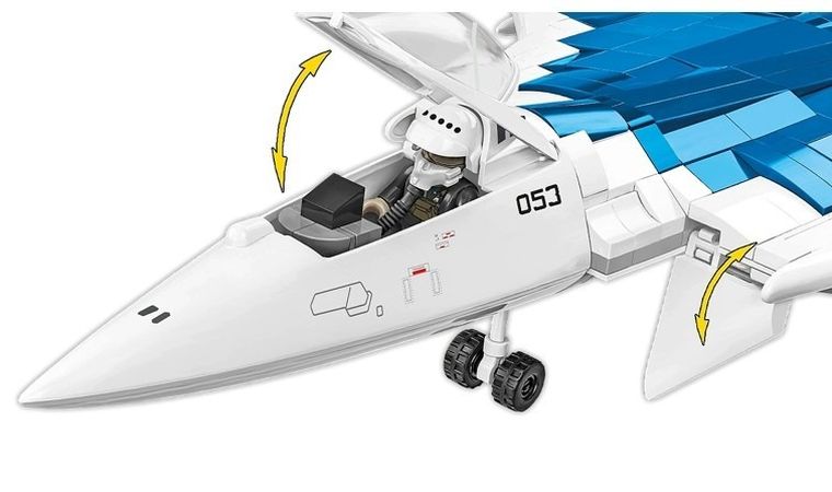Cobi, Armed Forces, Myśliwiec SU-57 Felon, klocki, 1:48, 928 elementów