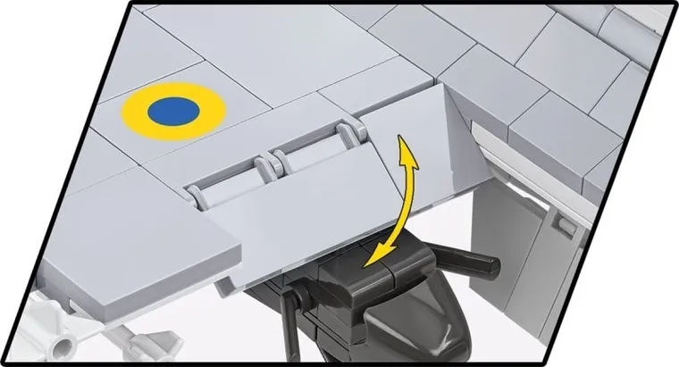 COBI, Armed Forces, Samolot wielozadaniowy F-16AM, Fighting Falcon UA, 500 klocków