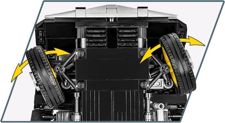 Cobi, Citroen, 2CV Charleston, 1:12, klocki, 1465 elementów