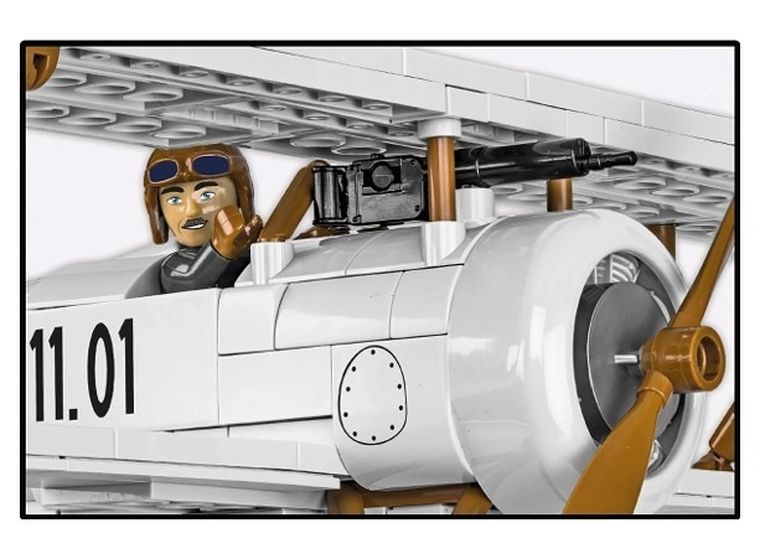 Cobi, Historical Collection, Great War, Samolot Nieuport, 17 C.1, klocki, 1:32, 274 elementów