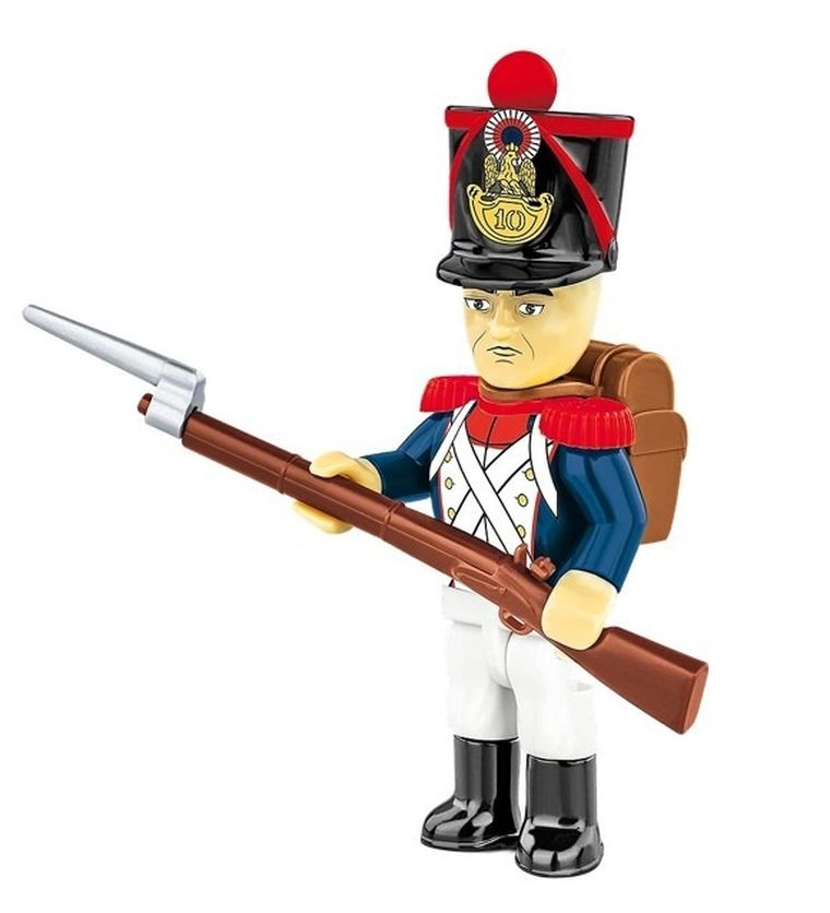 Cobi, Historical Collection, Napoleonic Wars, French Soldiers, Francuscy Żołnierze Napoleona, klocki, 41 elementów