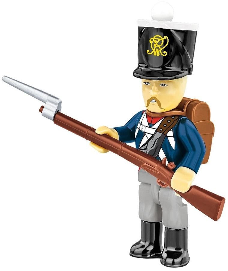 Cobi, Historical Collection, Napoleonic Wars, Prusian Soldiers, Pruscy Żołnierze, klocki, 39 elementów