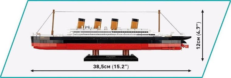 Cobi, Historical Collection, R.M.S. Titanic, klocki, 593 elementy