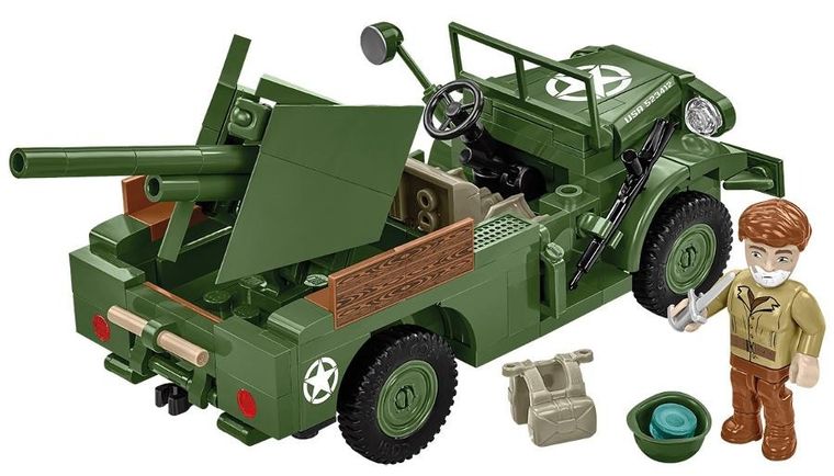 Cobi, Historical Collection WWII, 37 mm GMC M6 Fargo, 1:35, klocki, 230 elementów