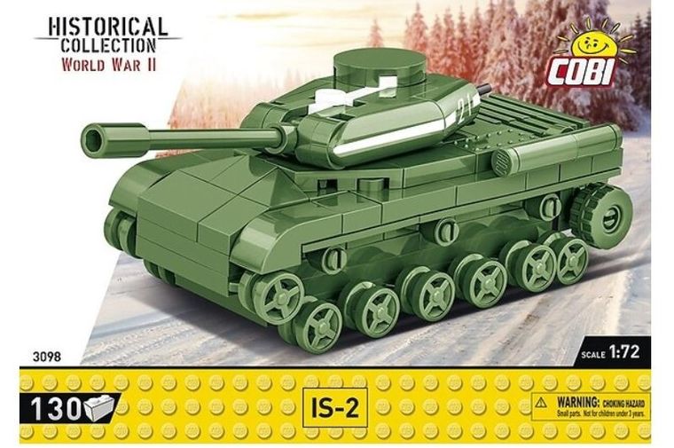 Cobi, Historical Collection WWII, czołg IS-2, klocki, 130 elementów