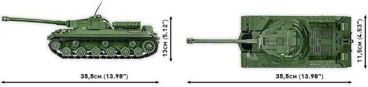 Cobi, Historical Collection WWII, Czołg IS-3 Soviet Heavy Tank, 1:28, klocki, 1170 elementów