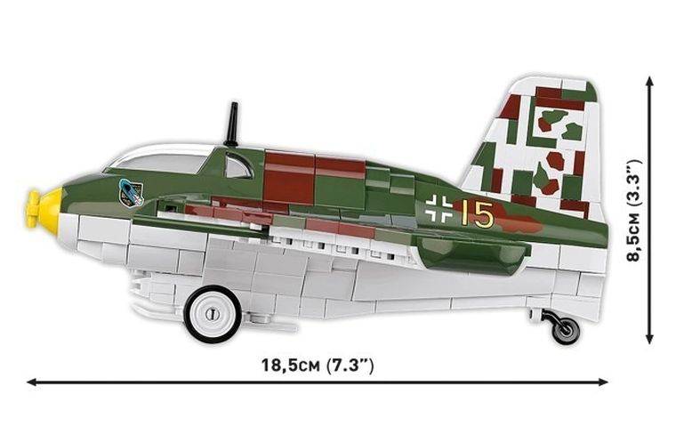 Cobi, Historical Collection, WWII, Messerschmitt Me 163B Komet, klocki, 1:32, 543 elementy