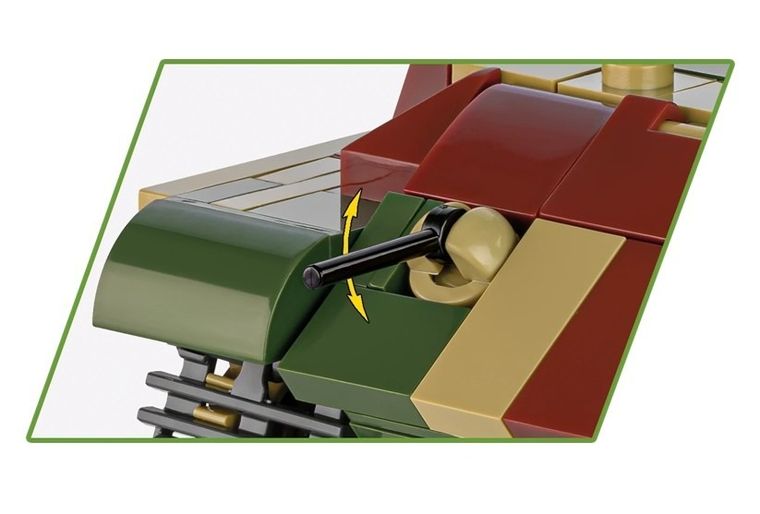 Cobi, Historical Collection WWII, Pz.Kpfw.Vi B Tiger II Königstiger, klocki, 500 elementów