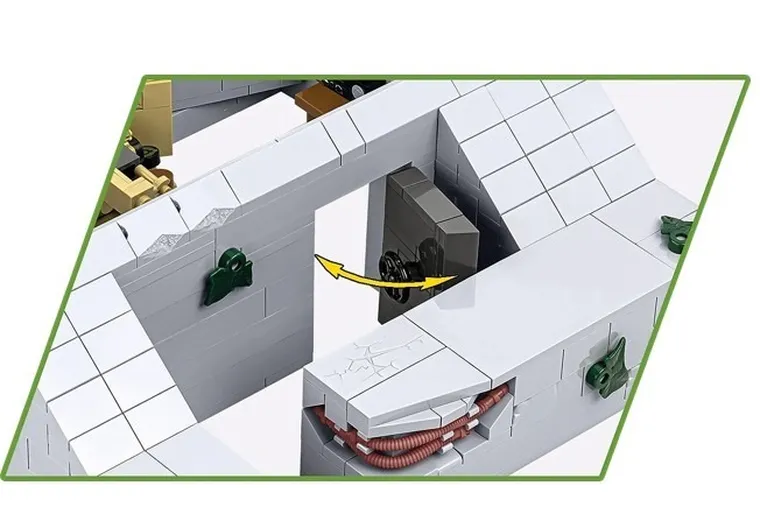 Cobi, Historical Collection WWII, Regelbau 667 German Bunker, klocki, 642 elementy