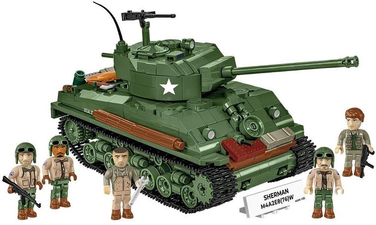 Cobi, Historical Collection WWII, Sherman M4A2E8, klocki, 865 elementów