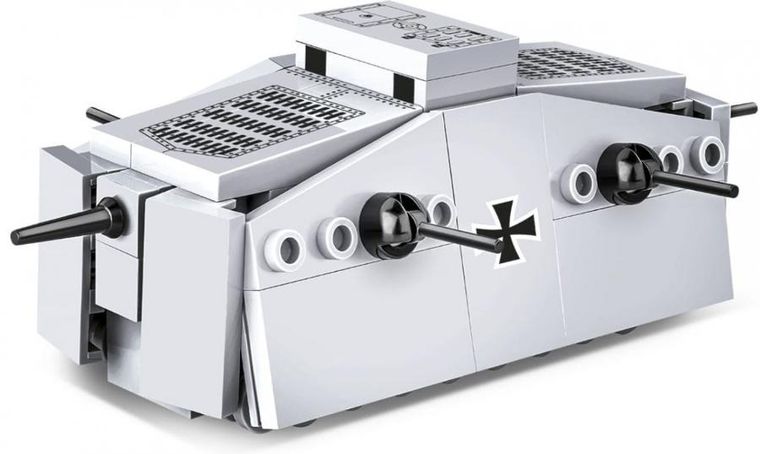 Cobi, Historical Collection WWII, Sturmpanzerwagen A7V, klocki, 1:72, 119 elementów