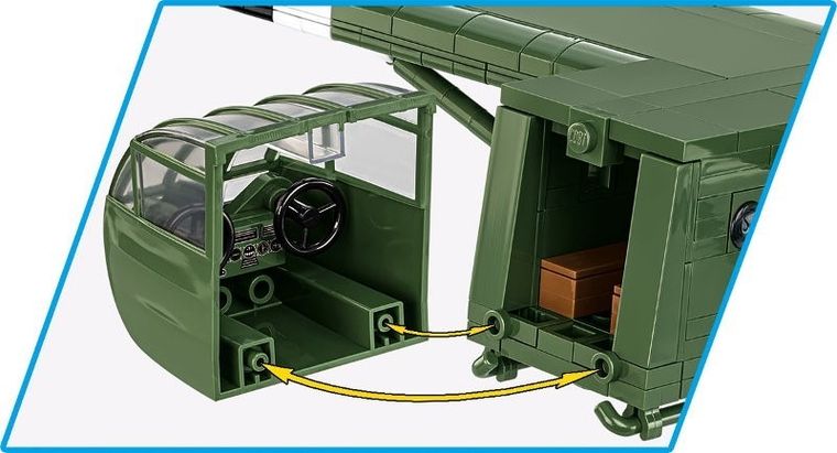 COBI, Historical Collection WWII, Szybowiec WACO CG-4, 784 klocki