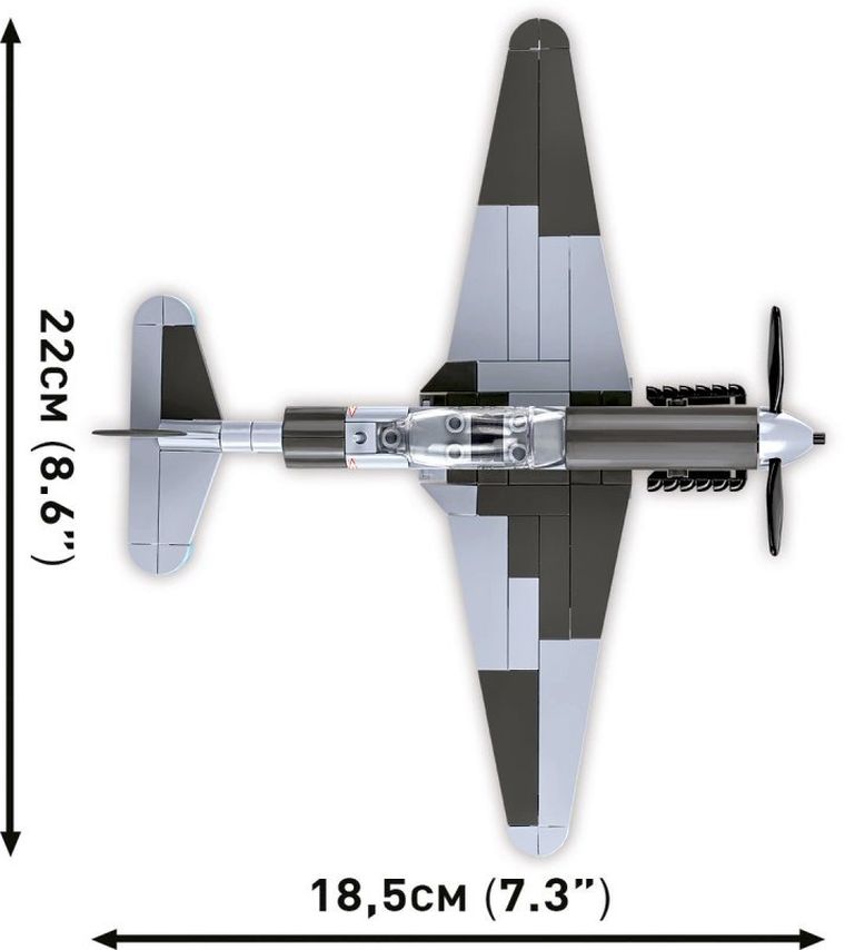 Cobi, Historical Collection, WWII, Yakovlev Yak-1B, klocki, 142 elementów