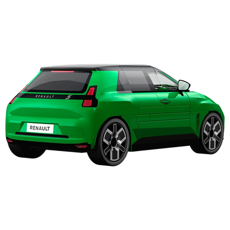 Cobi, Renault 5 E-Tech Green, klocki, 1:35, 78 elementów