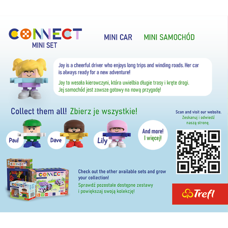 Connect, Mini Set, Mini Car, klocki konstrukcyjne, 42 elementy, 62043