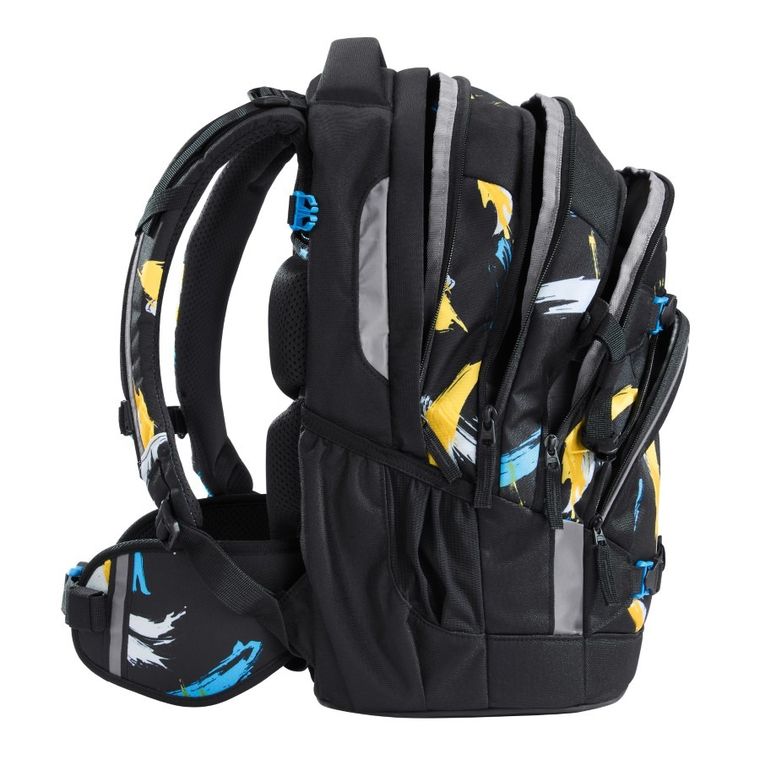 Coocazoo, Mate, plecak szkolny, 4-komorowy, Crazy Artnight