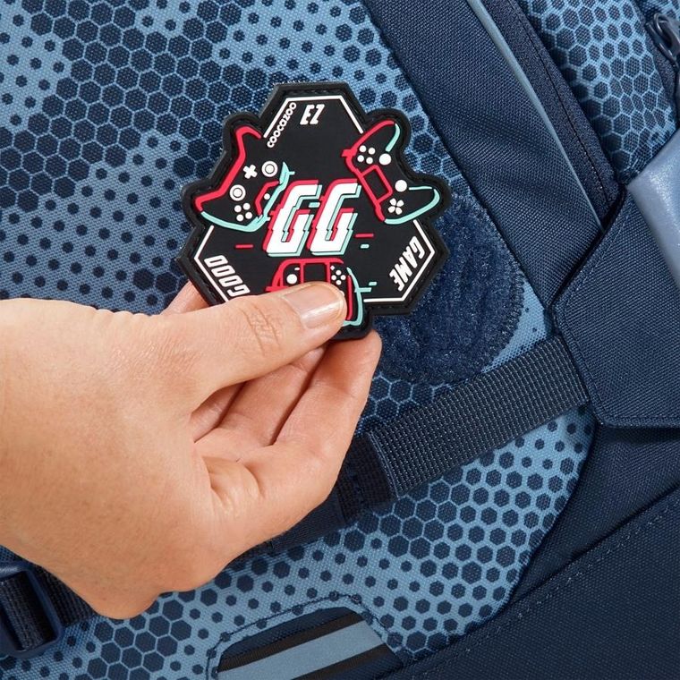 Coocazoo, Mate, plecak szkolny, 4-komorowy, Geometric Sky