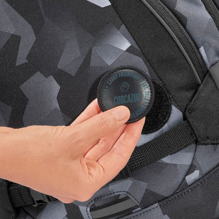 Coocazoo, Mate, plecak szkolny, 4-komorowy, Grey Rocks