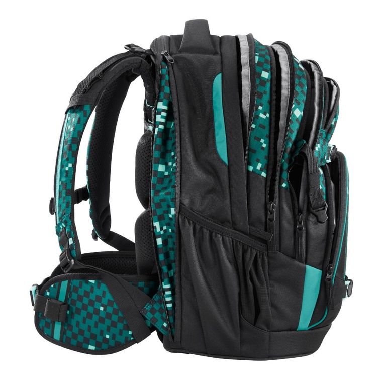 Coocazoo, Porter, plecak szkolny, 5-komorowy, Pixel Blox